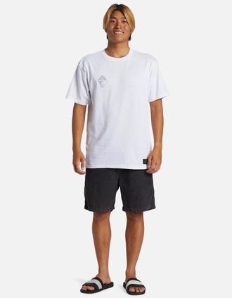 Quiksilver Mens Quiksilver Mens Alex Kopps Can Graphic Print Short Sleeve T-Shirt - White - Size: 36