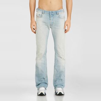 Diesel Bootcut Jeans Low Waist 2007 Zatiny, Light blue, Button fly