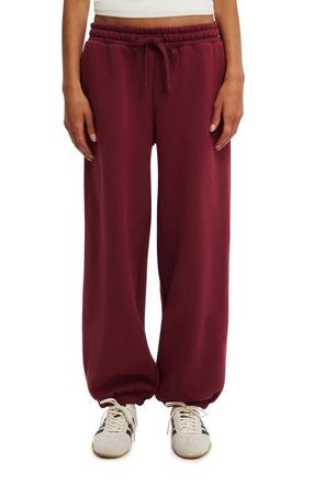 Cotton On Womens Balloon Sweatpant in Cherrywood at Nordstrom, Size Xxx-Small