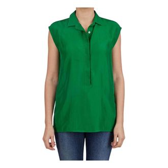 Kiton Blouses, female, Green, Size: S Donna Shirt