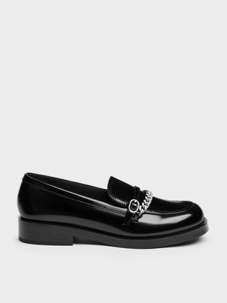 Charles & Keith Georgie Chain Loafers
