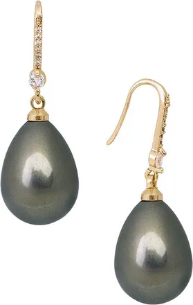 Saachi Saachi Colored Pearl Dangle Earrings