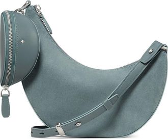 Kate Spade New York duo pebble leather crossbody bag in Dark English Sea at Nordstrom