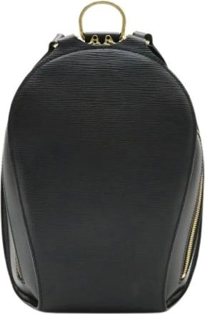 Louis Vuitton Pre-owned Backpacks, female, Black, Size: ONE SIZE Pre-owned Epi Backpack / Shoulder Bag