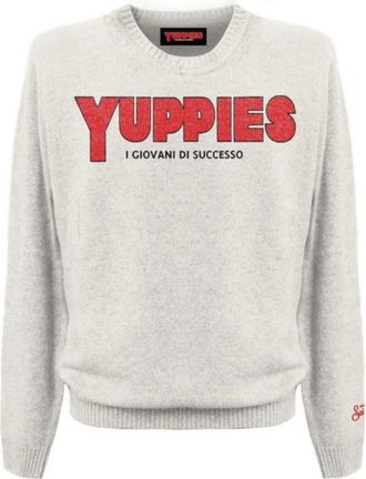 MC2 Saint Barth Heron Light Sweatshirt - Heren - Ronde hals truien - Grijs - L - Wol - Truien & Vesten