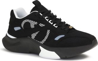Valentino Garavani Mens Demivee Mesh And Suede Sneakers Nero-Nero-Grigio C-Bianco-Ne-Bia-Ne Upper: Fabric; Sole: Rubber Nero/nero/grigio C/bianco/ne-bia-ne