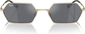 Ray-Ban Sunglasses Rb3728 92136 V Yevi Color Gold/Dark Gray Unisex