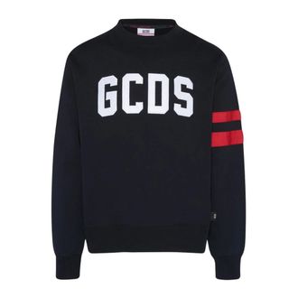 GCDS Gcds, Heren, Sweatshirts & Hoodies, Zwart, Maat: XL Katoen