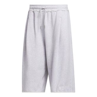 adidas Graphic Sweatshorts Asia Sizing Light Grey Heather KT7876