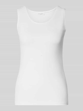 Christian Berg Slim Fit Top mit Rundhalsausschnitt in Offwhite, Gr&ouml;&szlig;e XXL