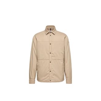 Moncler Moncler Revoline Down Shirt Jacket, Men, Beige, Size: 1