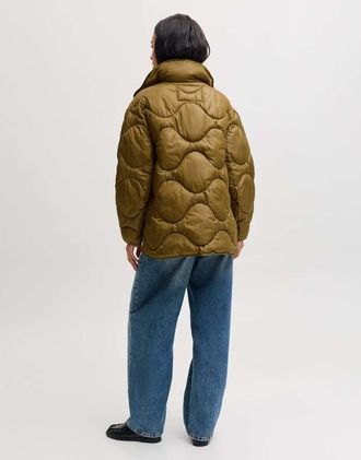 Jack & Jones Stella giacca corta trapuntata leggera marrone