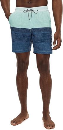 Hurley Epic Ombre Volley Swim Shorts Mens Swimwear Tropical Mist : 2XL (42-44 Waist), Elastane/Polyester