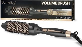 Saint Algue Cepillo De Aire Caliente - Saint Algue - Cepillo Demeliss Volume - 52 W - Temperatura &Uacute;nica - Negro / Oro