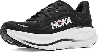 Hoka One One Bondi 9 Mens Shoes Black/Vermillion : 11.5 D - Medium, Rubber