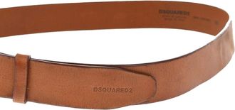 Dsquared2 Mens Belt Brown Leather