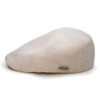 Sterkowski Rusty | 100% Linen Flat Cap for Men and Women | Newsboy Driving Gatsby Ivy Irish Scally Cabbie Peaky Scully Paperboy Summer Duckbill 6 Panel Cabby New