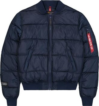 Alpha Industries MA-1 Logo Puffer Winter Jacket
