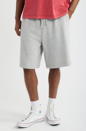 BP. Baggy Terry Sweat Shorts in Grey Icy Heather at Nordstrom, Size Large