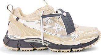 Off-white Womens Off White Be Right Back Retro Inspired Comfort Sneakers in Beige - Size UK 5