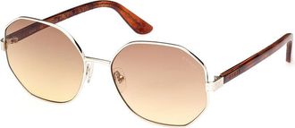 Guess GU7880-H 32F Womens Sunglasses Gold Size 58