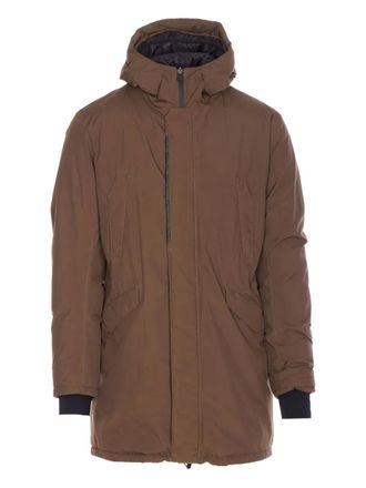 Herno hooded padded parka - men - Polyamide/Down/Feather/Polyester - 54 - Brown