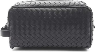 Bottega Veneta Trousse da bagno con design Intrecciato anni 2020 - Nero