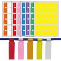 OEM 240 Etiquetas Autoadhesivas Para Cables, 8 Colores, Impermeables, Resistentes Al Desgarro, Aptas Para Escribir, Para La Identificaci&oacute;n De Cables. - Cr
