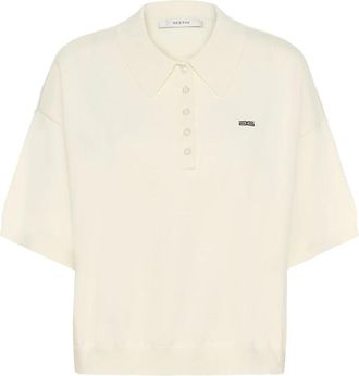 Gestuz Polo Shirt - Dames - Polos - Beige - M - Tops
