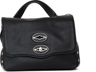 Zanellato Nappa Plong&eacute; Structured Leather Shoulder Bag