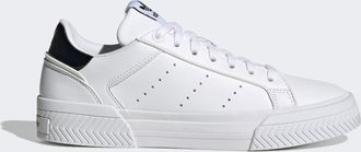 adidas Originals Unisex Court Tourino Shoes - White - Size UK 3.5