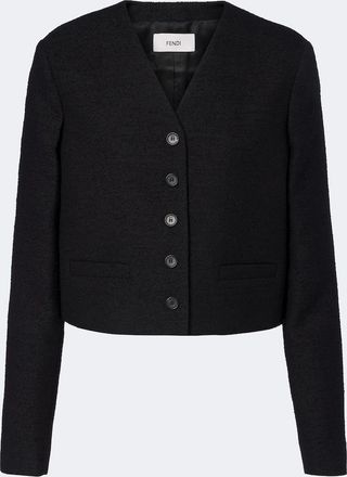 Fendi Giacca in misto lana boucl&eacute;