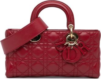 Dior Pre-owned Dior Medium Lambskin Cannage Lady D Joy 18-MA-0156
