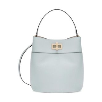 Furla Handbags, female, Blue, Size: ONE SIZE Amelia M Bucket Bag