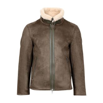 AT.P. CO Imitatie Shearling Jas - Heren - Jassen - Groen - Maat: L Su&egrave;de