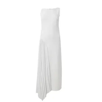 Ted Baker Mouwloze Gebreide Jurk In Ivoorkleur Van Ted Baker Azzina Met Plooien