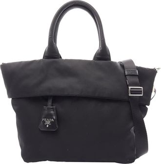 Prada Pre-owned Prada Tessuto Reversible Satchel Unisex 5RWRL4Y8D8HECUIY