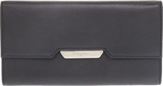 Ferragamo Leather Wallet (Tri-Fold) (Pre-Owned)