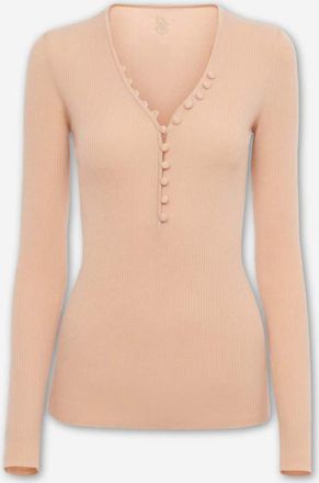 Chlo&eacute; Henley Knit T-Shirt