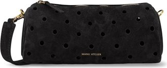 Manu Atelier Mini Cylinder Crossbody Bag - Dames - Mini tas - Zwart - ONE Size - Leer - Tassen