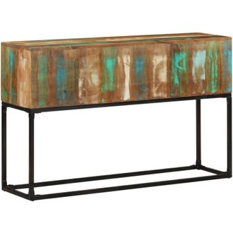 vidaXL Tavolo Consolle 120x30x75 cm in Legno Massello di Recupero - Vidaxl