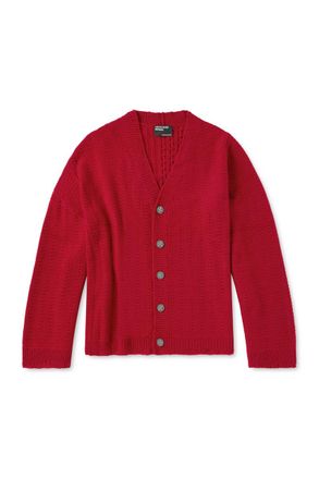 Enfants Riches Deprimes Asymmetric Cashmere Cardigan