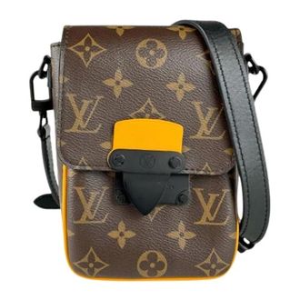 Louis Vuitton Pre-owned Cross Body Bags, male, Brown, Size: ONE SIZE Pre-owned Vintage Monogram Shoulder Bag