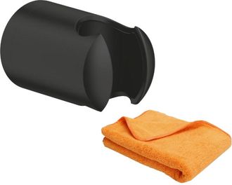 GROHE Soporte De Pared Para Teleducha Grohe Vitalio Negro Mate + Microfibra