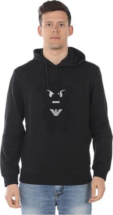 Emporio Armani Sweatshirt Hoodie - Heren - Hoodies - Zwart - L - Katoen - Hoodies & sweatvesten
