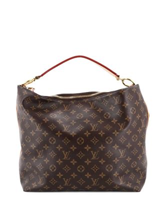 Louis Vuitton Sully Handbag Monogram Canvas MM hobo bag - women - Fabric - One Size - Brown