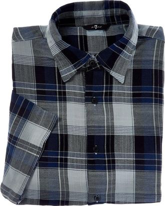 7 For All Mankind Check Shirt