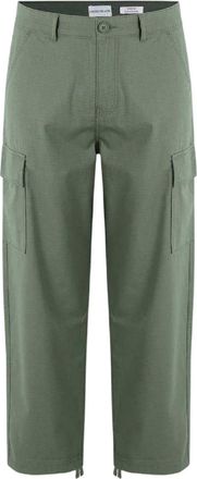 SoulCal&Co SoulCal Effen Cargo Broek voor heren (Kaki Groen)