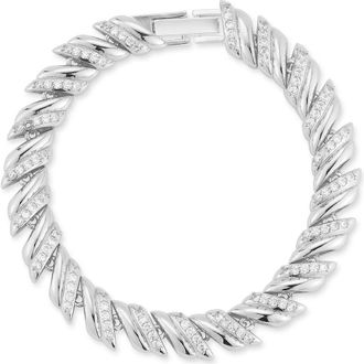 Glaze Jewelry Cubic Zirconia Tennis Bracelet in Silver at Nordstrom Rack
