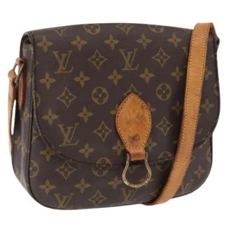 Louis Vuitton Pre-owned Cross Body Bags, female, Brown, Size: ONE SIZE Pre-owned Vintage Canvas Cross Body Bag